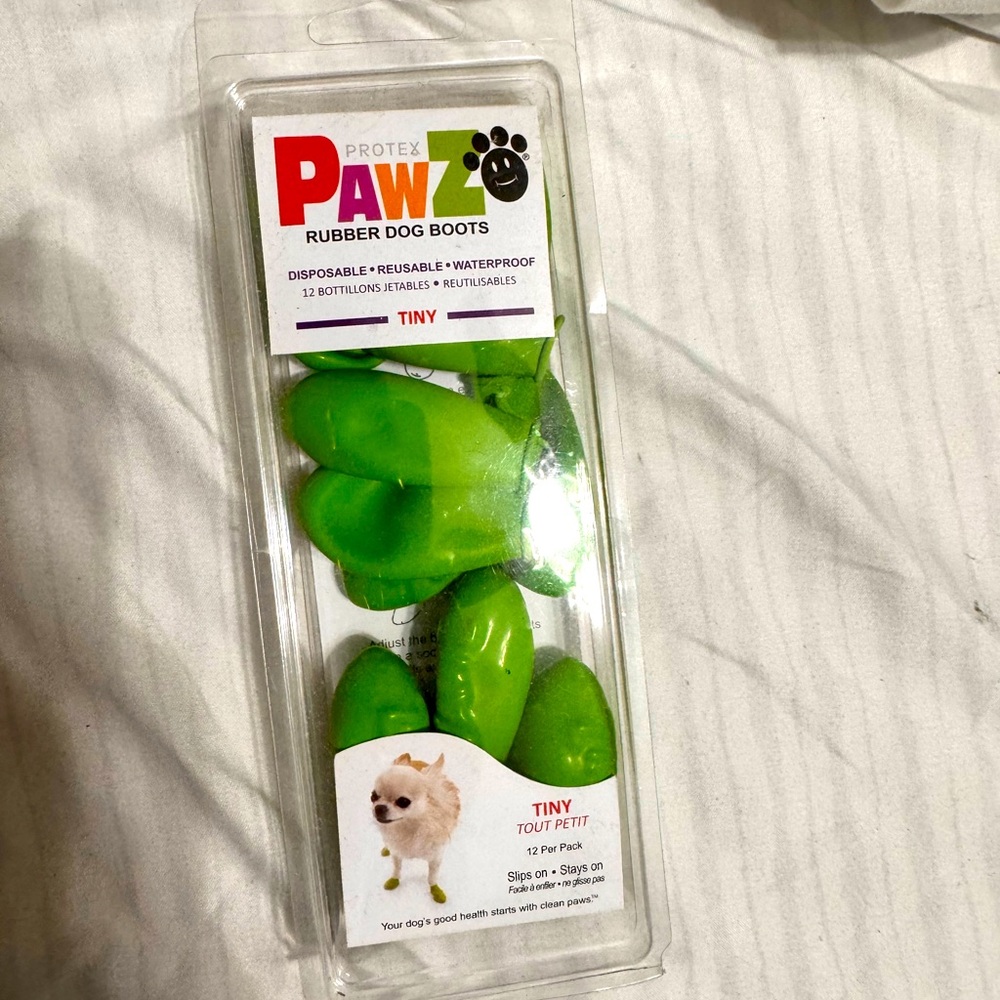 PAWZ Rubber Dog Boots (tiny)